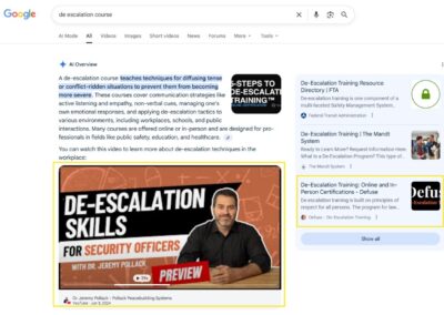 de escalation course