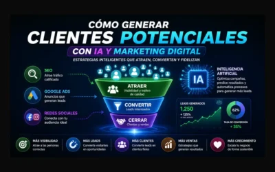 ¿Cómo conseguir clientes potenciales usando IA y marketing digital?
