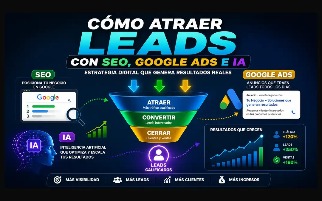 ¿Cómo atraer leads de calidad con SEO, Google Ads e IA?