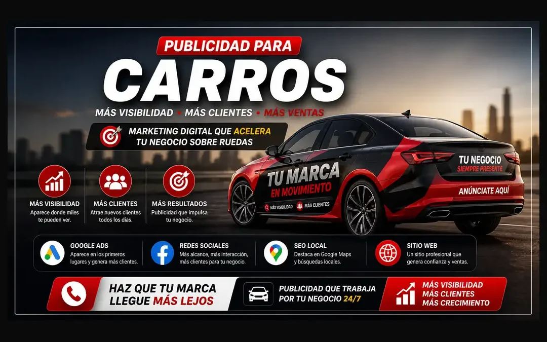 Publicidad para carros: cómo vender más autos con SEO, Google Ads y redes sociales