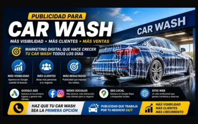 Publicidad para car wash: cómo atraer más clientes con SEO, Google Ads y redes sociales