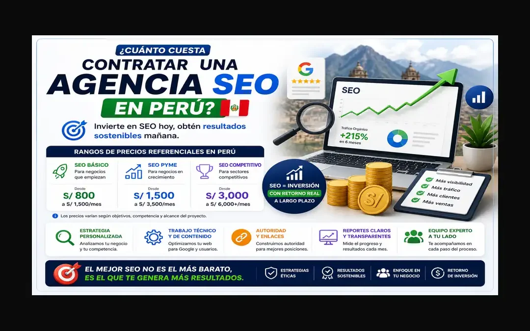 Cuánto cuesta contratar una agencia SEO en Perú