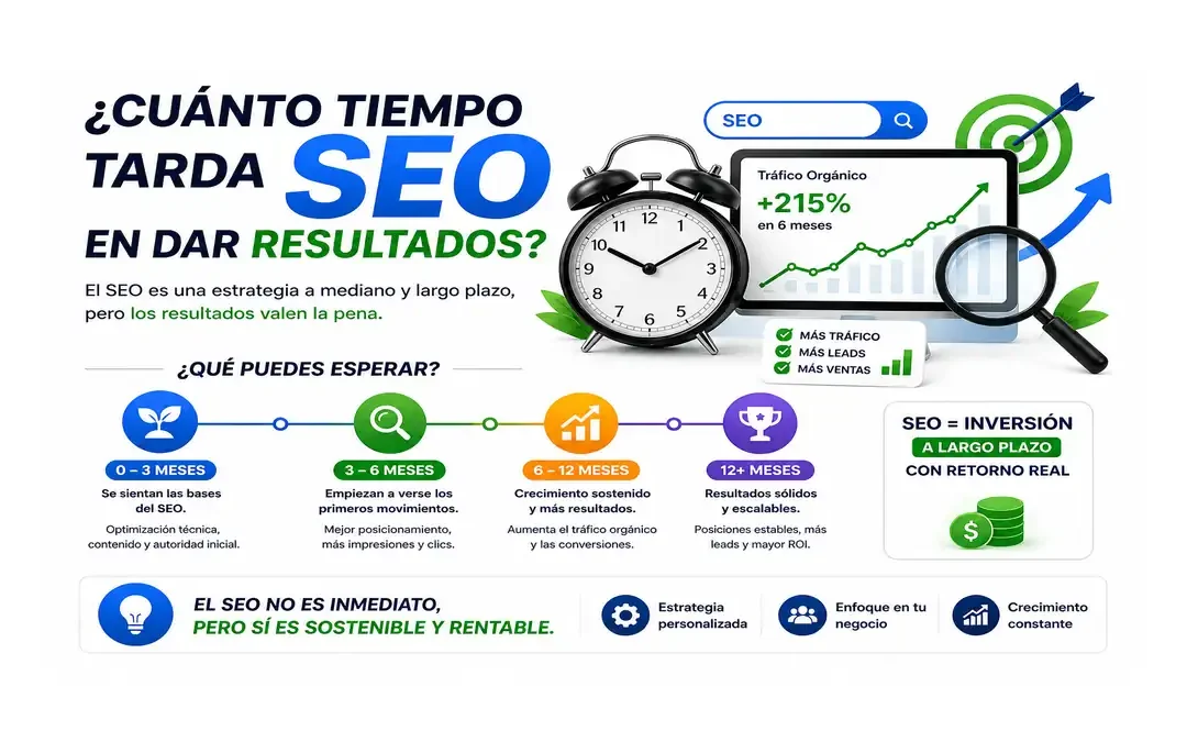 Cuánto tiempo tarda el SEO en dar resultados en Perú