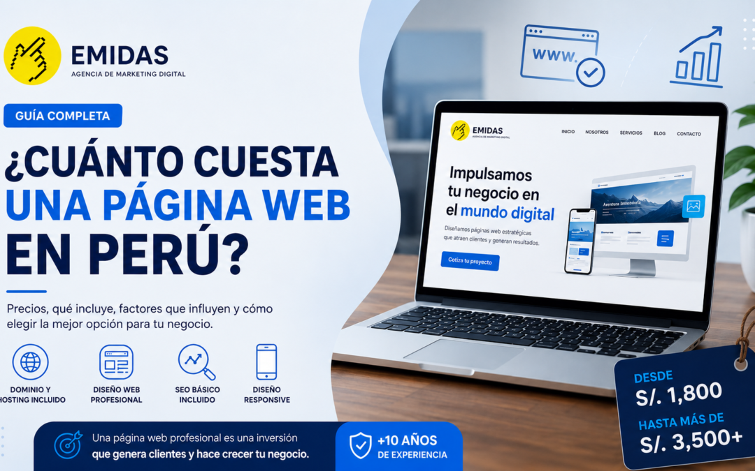 Cuánto cuesta una página web en Perú en 2026