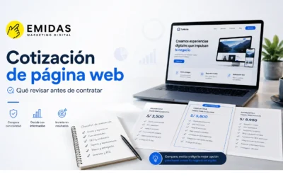 ¿Cómo comparar una cotización de página web en Perú antes de contratar?