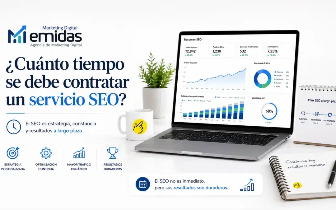 Cuánto tiempo se debe contratar un servicio SEO en 2026
