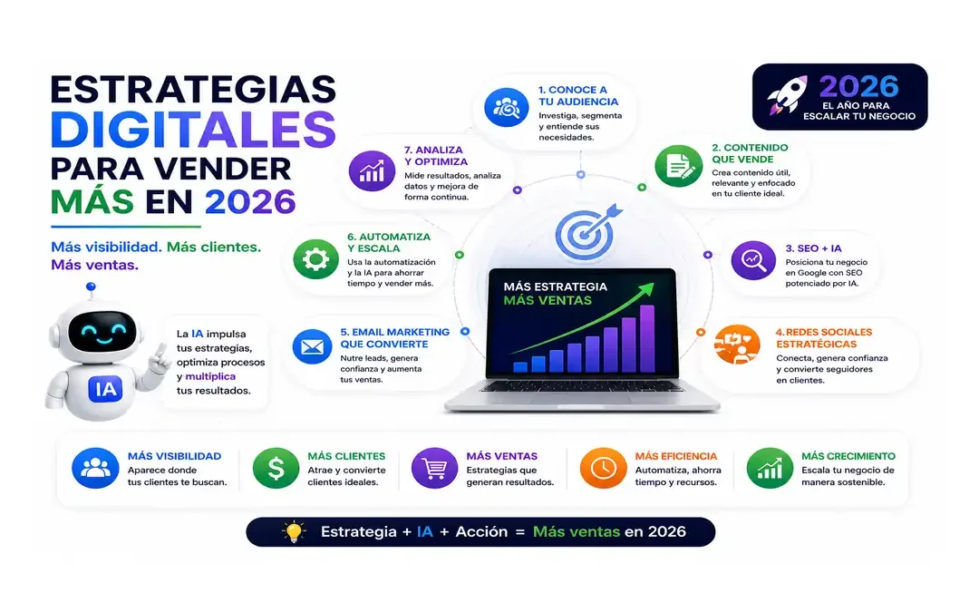 Estrategias digitales ayudan a vender más en 2026