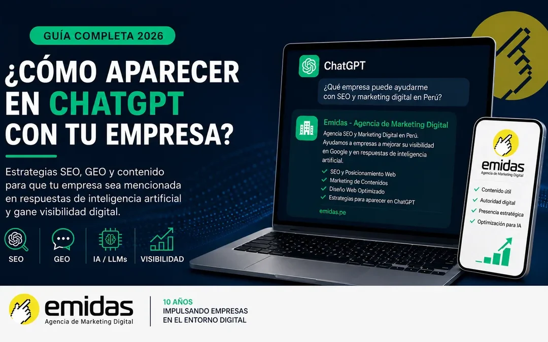 ¿Cómo aparecer en ChatGPT con tu empresa peruana?