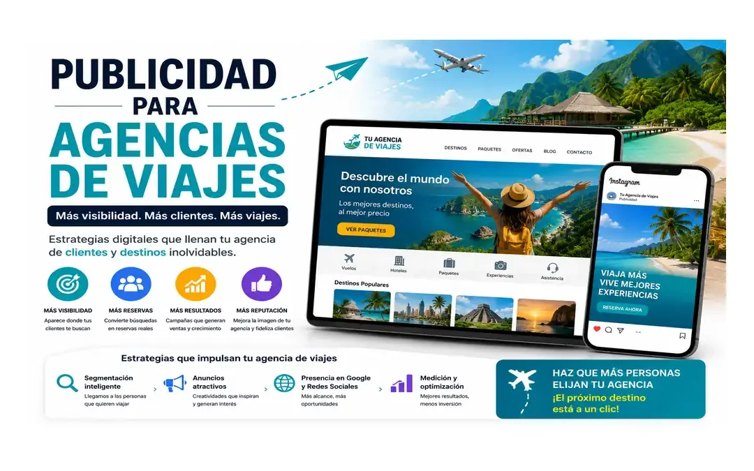 Publicidad para agencias de viajes en Perú