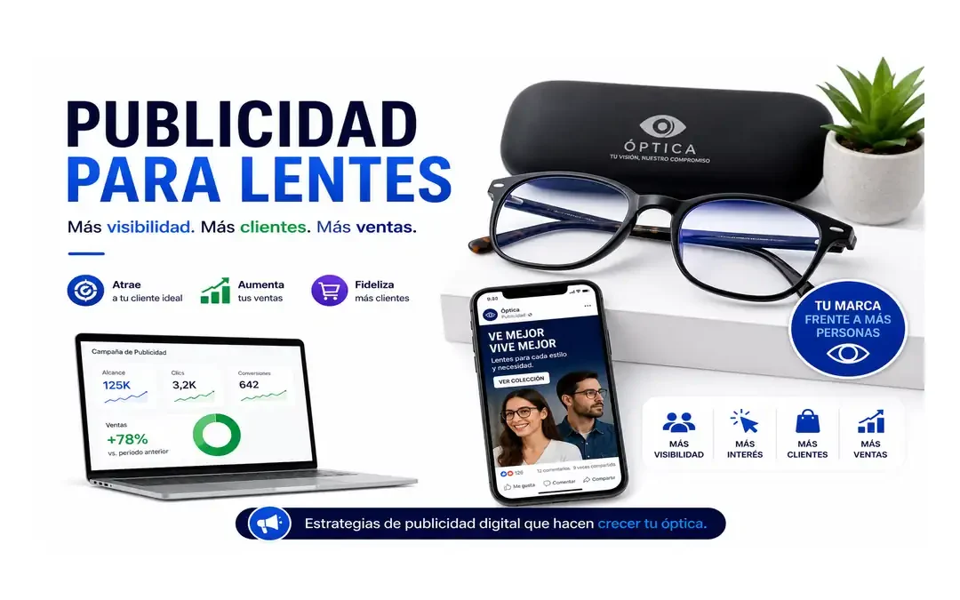 Publicidad para lentes 2026