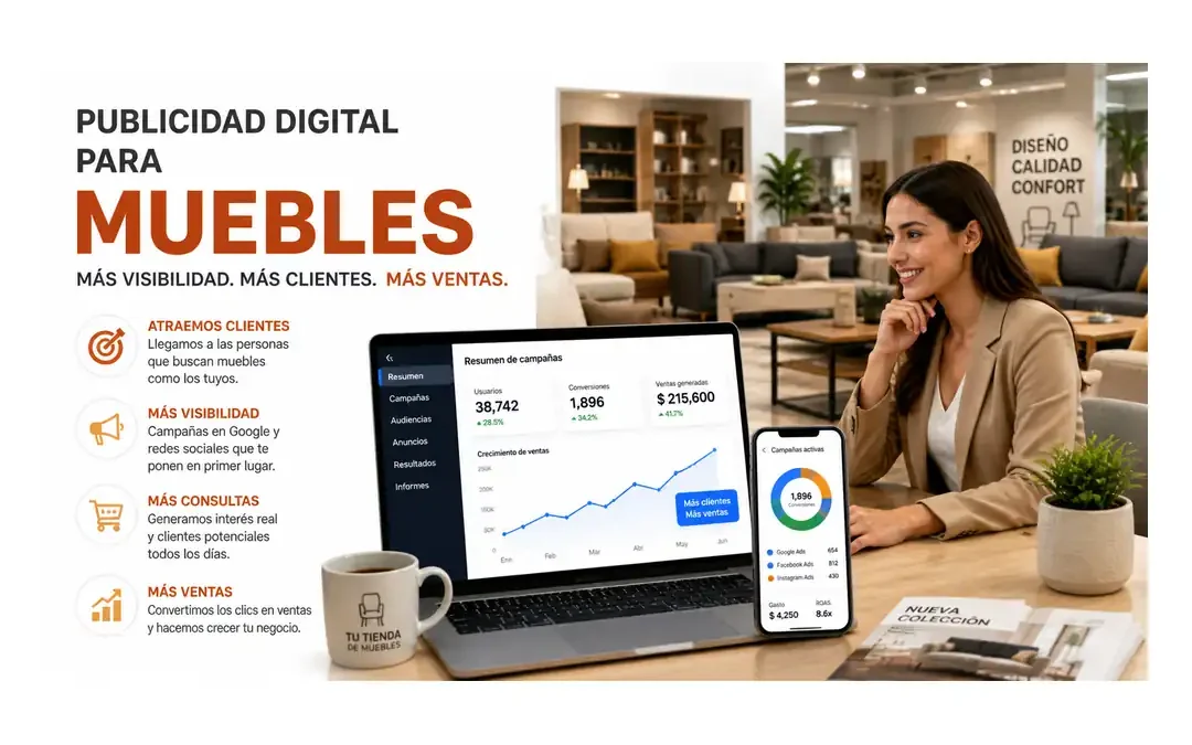 Publicidad para muebles Perú