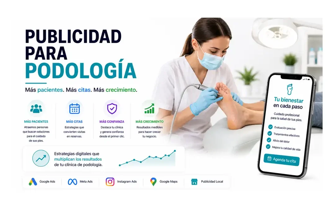 Publicidad para podología 2026