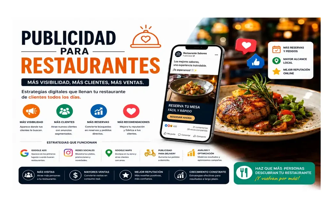 Publicidad para restaurantes en Perú