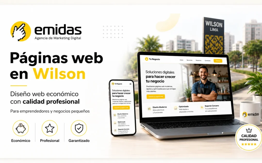 Páginas web en Wilson: diseño web precio